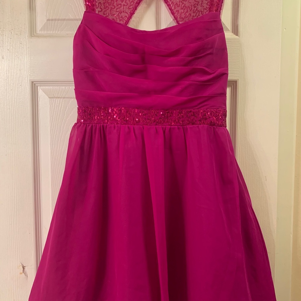 Pink short dress
